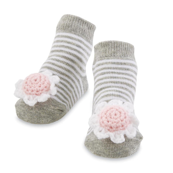 MudPie Flower Rattle Socks
