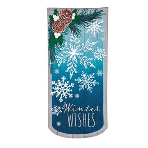 Winter Wishes Snowflake Everlasting Impressions Textile Décor