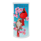 Cardinal Pair Everlasting Impressions Textile Décor Garden Flag