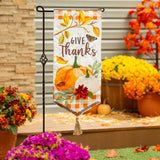 Give Thanks Pumpkins Everlasting Impression Garden Flag