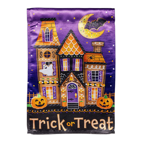 Trick or Sweets Lustre Garden Flag