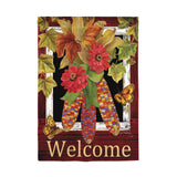 Fall Corn Suede Garden Flag