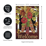 Fall Corn Suede Garden Flag