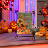 Grateful Gatherings Suede Garden Flag