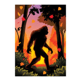 Bigfoot Fall Suede Garden Flag