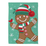 Christmas Icons Reversible Suede Garden Flag