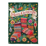 Sock Ornaments Suede Garden Flag