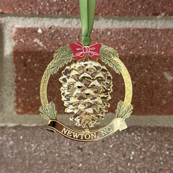 Pinecone Newton, NC Ornament