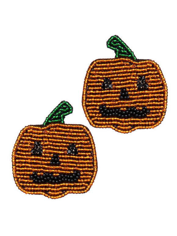 Laura Janelle Halloween Pumpkin Earrings