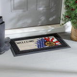 Patriotic Sunflower Sassafras Insert Mat
