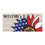 Patriotic Sunflower Sassafras Insert Mat