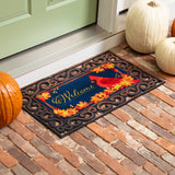 Fall Cardinal Wreath Sassafras Insert Mat