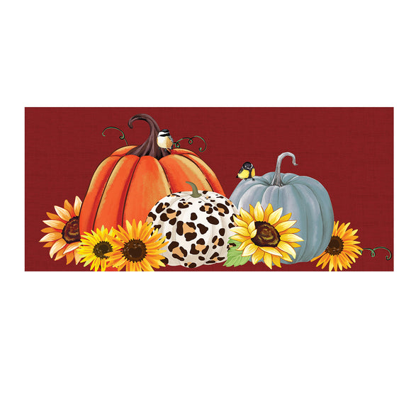Animal Print Pumpkin Sassafras Insert Mat