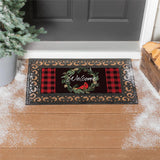 Welcoming Cardinal Wreath Sassafras Insert Mat