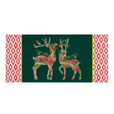 Patterned Reindeer Sassafras Insert Mat