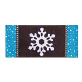 Patterned Snowflake Textured Sassafras Insert Mat