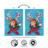 Heartfelt Cheer Wonderful Reindeer Applique Garden Flag