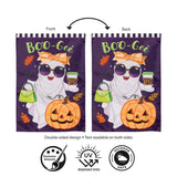Boo-Gee Ghost Applique Garden Flag