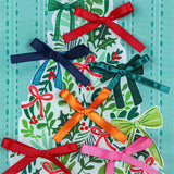 Bowtiful Christmas Tree Applique Garden Flag