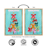 Bowtiful Christmas Tree Applique House Flag