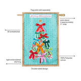 Bowtiful Christmas Tree Applique House Flag
