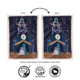 O Holy Night Miracle Applique Garden Flag