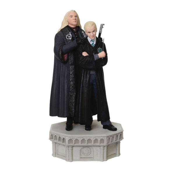 Harry Potter and the Chamber of Secrets™ Collection Lucius and Draco Malfoy™ Ornament With Light and Sound