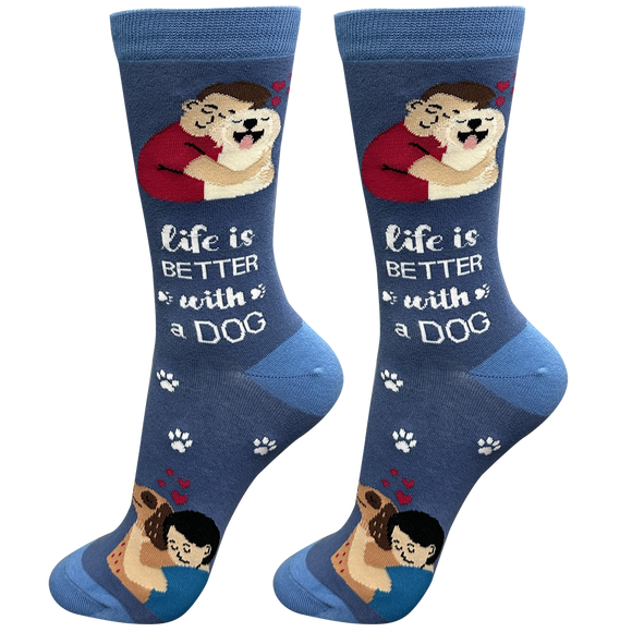 Life is Better Socks I love my Mutt