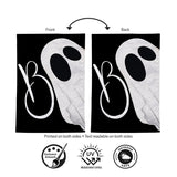Boo Ghost Moire Garden Flag