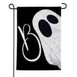 Boo Ghost Moire Garden Flag