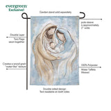 Nativity Holy Miracle Moire Garden Flag