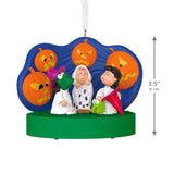 Hallmark The Peanuts® Gang 60th Anniversary Spooked Trick-or-Treaters Ornament With Light and Sound