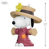 Hallmark Mini The Peanuts® Gang Scarecrow Snoopy Ornament, 1.25"