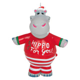 Hallmark I Want a Hippopotamus for Christmas Ornament