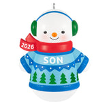 Hallmark Son Snowman 2026 Ornament