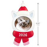 Hallmark Snow Cat 2026 Photo Frame Ornament