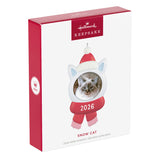 Hallmark Snow Cat 2026 Photo Frame Ornament