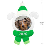 Hallmark Snow Dog 2026 Photo Frame Ornament