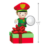 Hallmark Elf Security Peekbuster Ornament With Motion-Activated Sound and Light