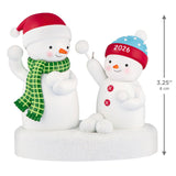 Hallmark Snowball Fight 2026 Musical Ornament