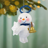 Hallmark Cute Snow Angel With Bell Ornament
