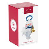 Hallmark Cute Snow Angel With Bell Ornament