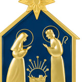 Hallmark God So Loved the World Nativity Metal Ornament
