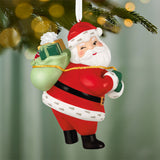 Hallmark Vintage Santa Porcelain Ornament