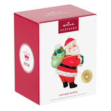 Hallmark Vintage Santa Porcelain Ornament