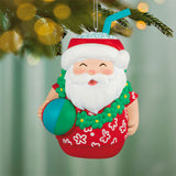 Hallmark Seasons Tiki-ngs Santa Ornament