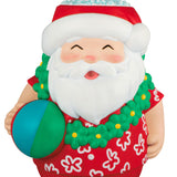 Hallmark Seasons Tiki-ngs Santa Ornament