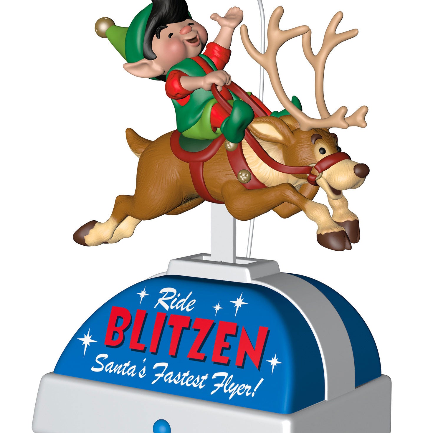 Merry Mechanical Ride Musical Ornament With Motion - Thumbnail 3