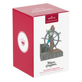 Hallmark Disney Pirates of the Caribbean Collection Helmsman Skeleton Ornament With Light and Sound