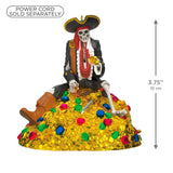 Hallmark Disney Pirates of the Caribbean Collection Treasure Skeleton Ornament With Light and Sound